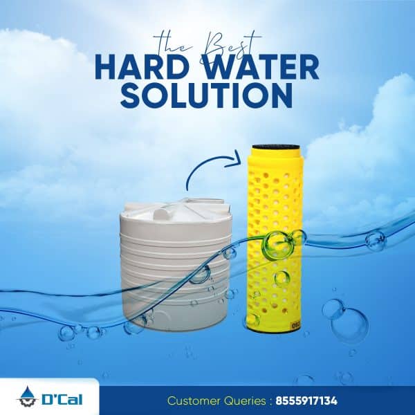 Hard water softener for whole house