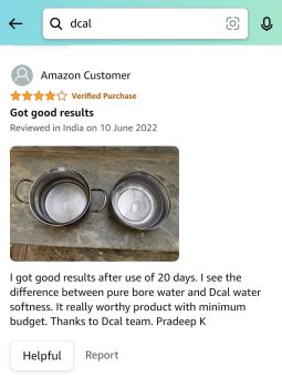 Dcal amazon Customer review