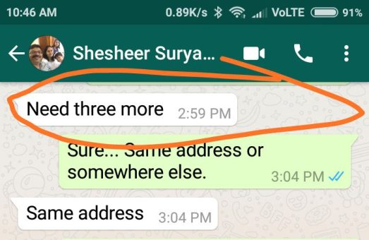 DCal Reviews & Testimonials:Shisheer surya dcal customer testimonial whatsapp